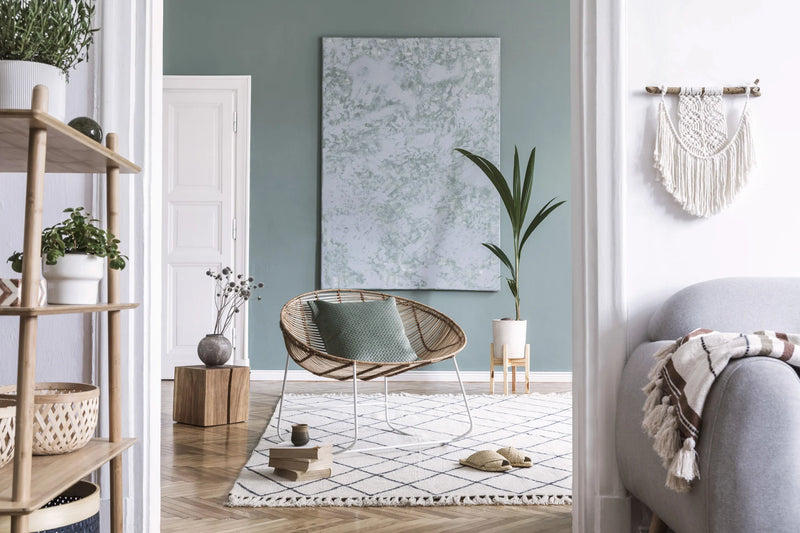 Maak je bohemian interieur compleet met groene accenten - Green Bubble