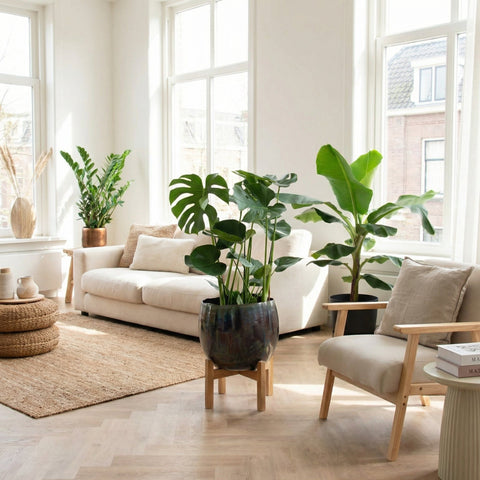 Middelgrote kamerplanten collectie Green Bubble