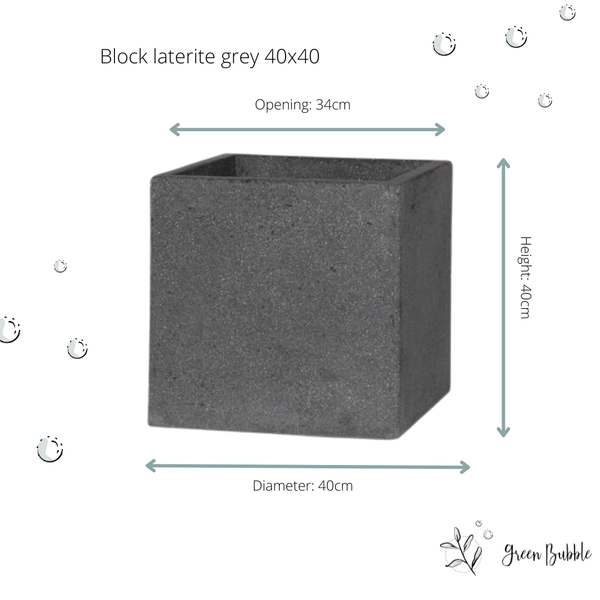 Pot Block Laterite Grey kopen bij Green Bubble