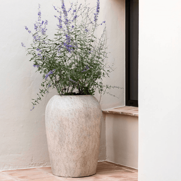 Pot Lena Travertine Beige kopen bij Green Bubble