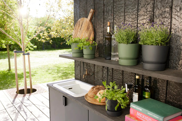 Pot Elho Greenville zwart kopen bij Green Bubble