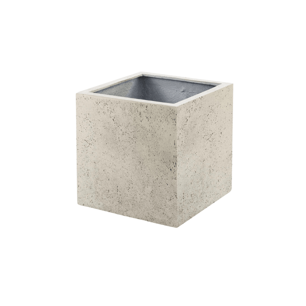 Pot Grigio Cube Antique White kopen bij Green Bubble