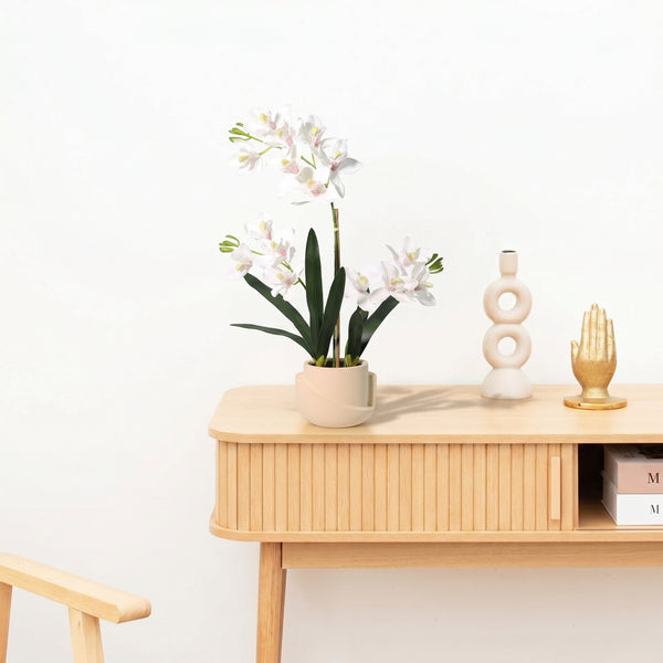 Kunst Phalaenopsis orchid inclusief pot - 71cm kopen bij Green Bubble