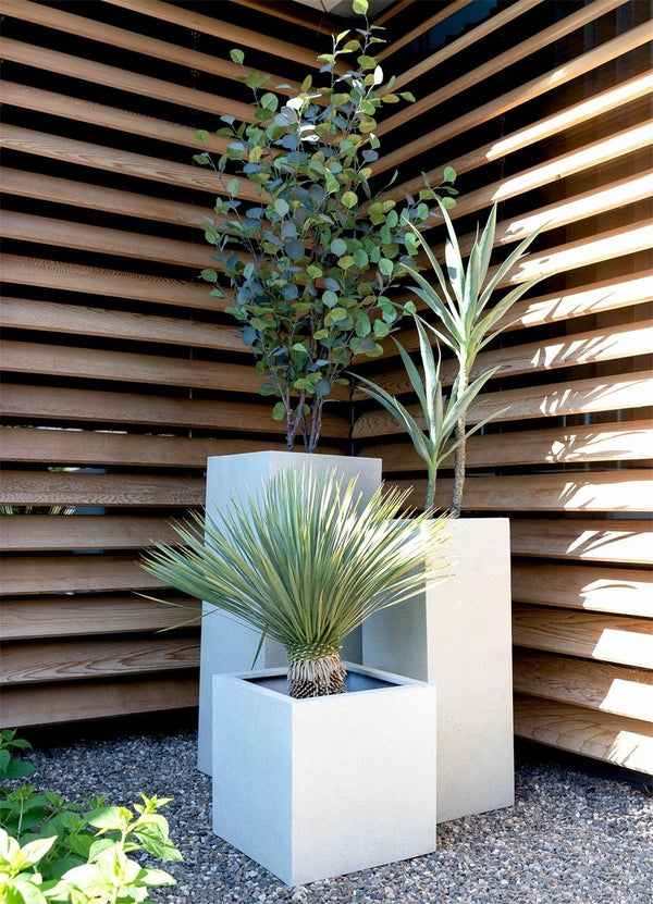 Pot Grigio Cube Antique White kopen bij Green Bubble