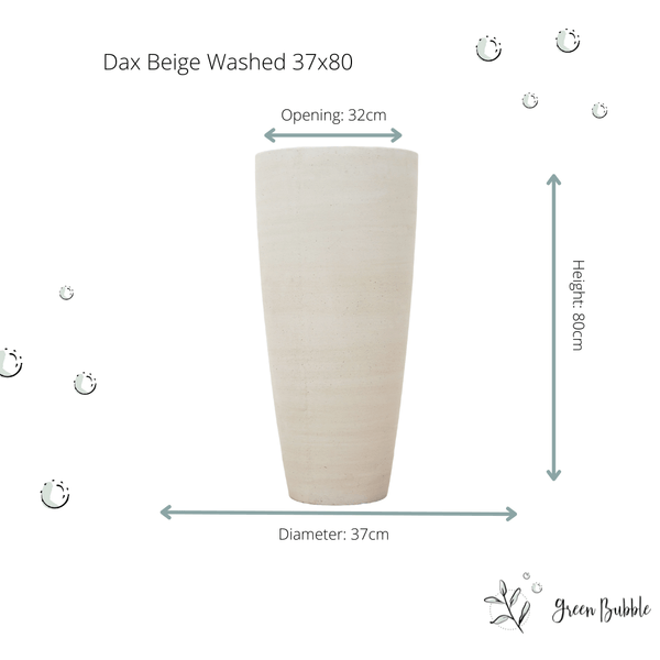 Pot Dax Beige Washed kopen bij Green Bubble