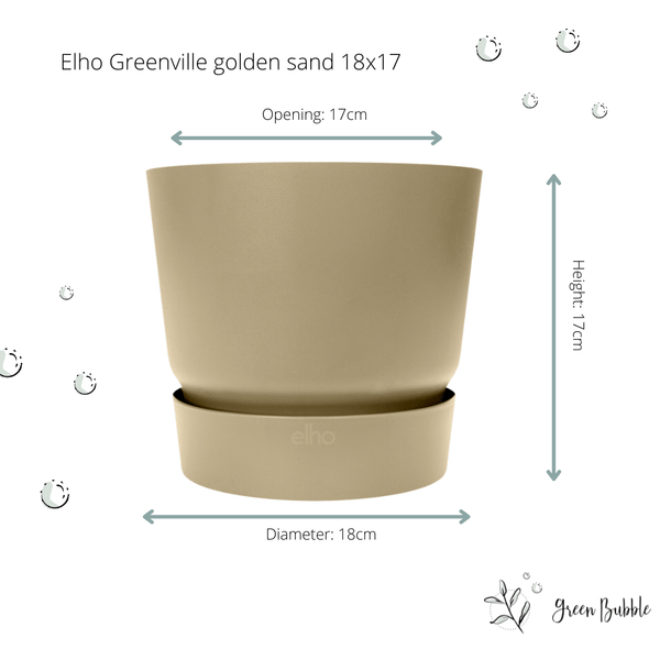 Pot Elho Greenville golden sand kopen bij Green Bubble
