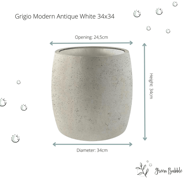 Pot Grigio Modern Antique White kopen bij Green Bubble
