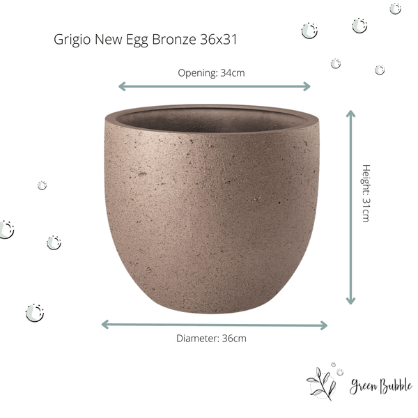 Pot grigio new egg Bronze kopen bij Green Bubble