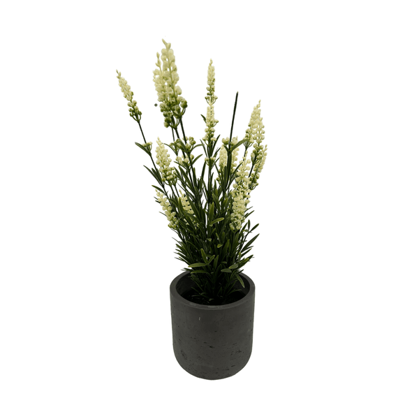Lavendel Wit Kunstplant - 35 cm kopen bij Green Bubble