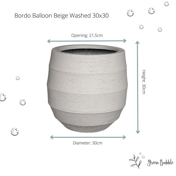 Pot Bordo Balloon Sand kopen bij Green Bubble