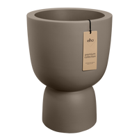 Pot Elho Amber Coupe in burnt umber