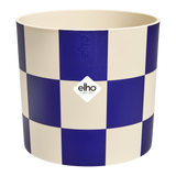 Pot Elho Blocks & Stripes blauw