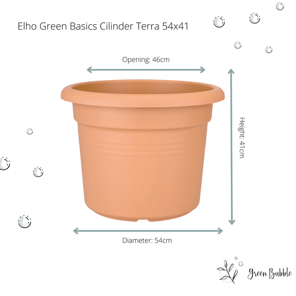 Pot Elho Green Basics Cilinder Terracotta kopen bij Green Bubble