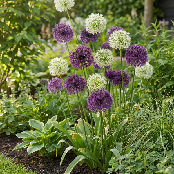 Alliumbollen Purple-White mix