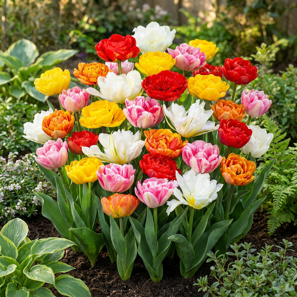 Bulbes de tulipe Double mix