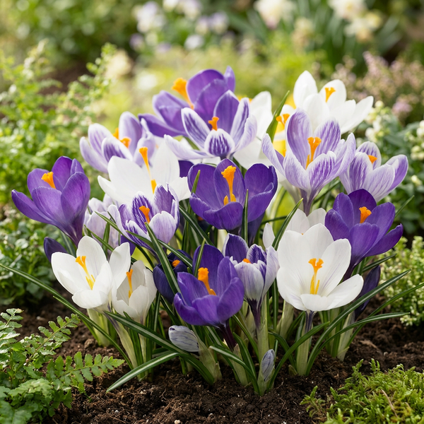 Bulbes de crocus Blue-White