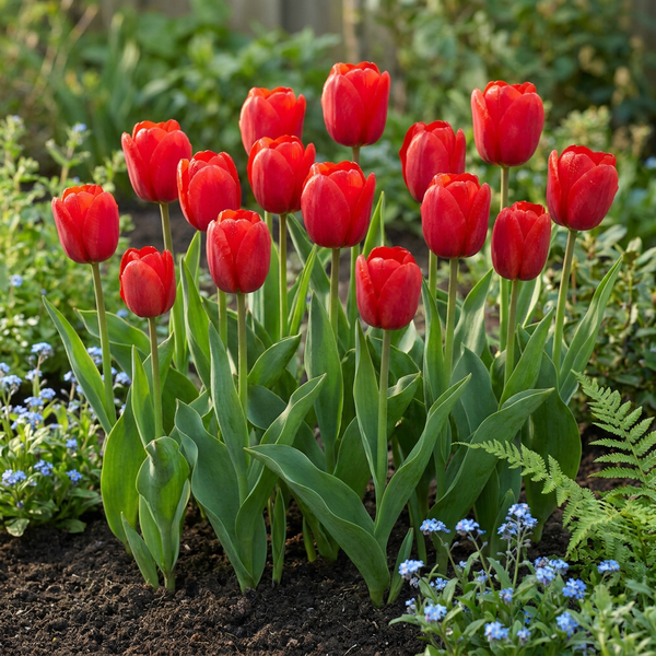 Bulbes de tulipe Triumph Red