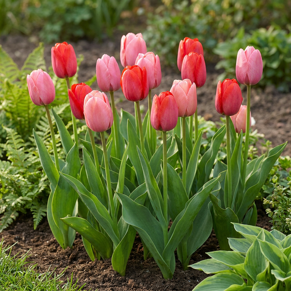 Bulbes de tulipe Pink-Red