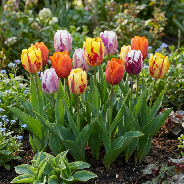 Bulbes de tulipe mélange Flaming Beauty
