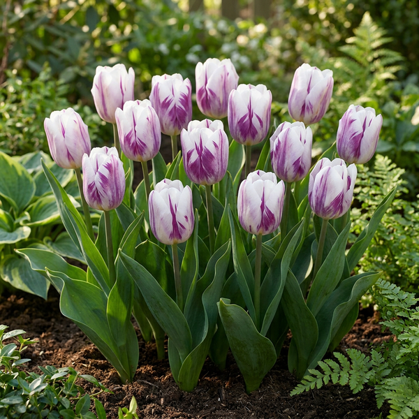 Bulbes de tulipe Flaming Flag