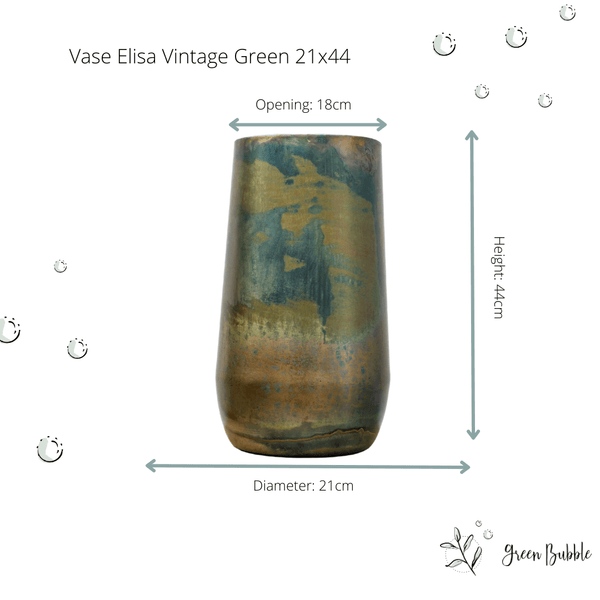 Vaas Elisa Vintage Green kopen bij Green Bubble